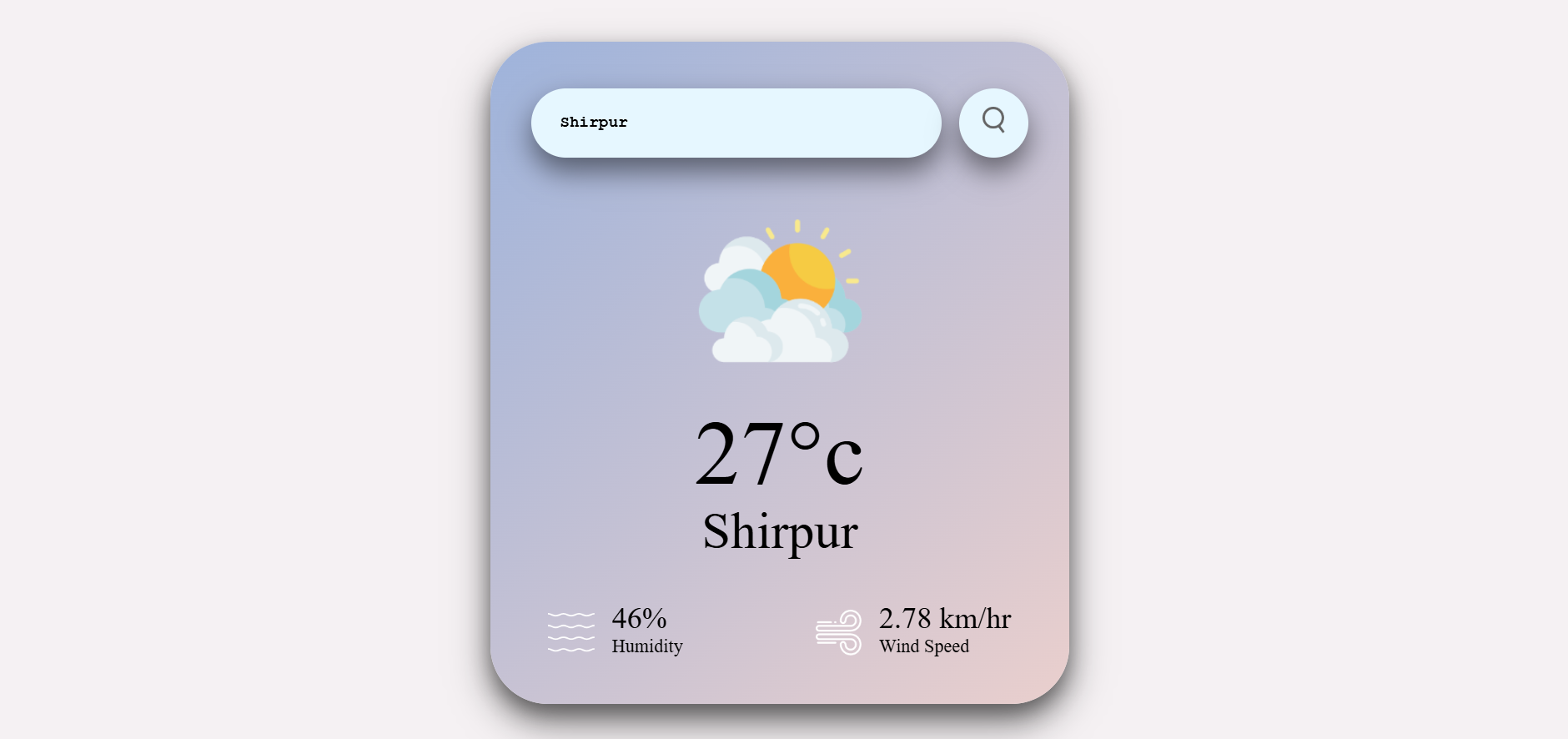 Weather Web App